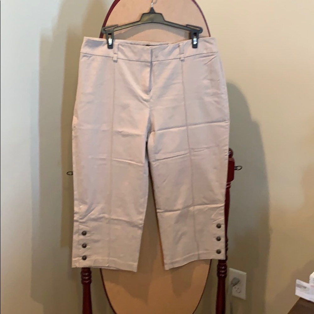 Tan Capri pants